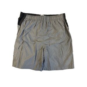 Laguna Originals Men's L Gray Speckled Swim Trunks Lined Volley Shorts Beach